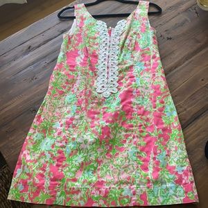 Lilly Pulitzer Neon Shift Dress Size 8. Lightly worn.